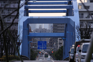 平成橋はあちこちにあるがこれは旧中川に架かる平成橋