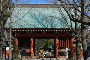葛飾八幡宮の随神門