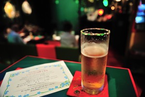 昼の2時から生ビール