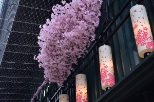 Artificial cherry blossoms