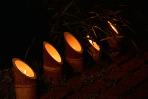 bamboo lanterns